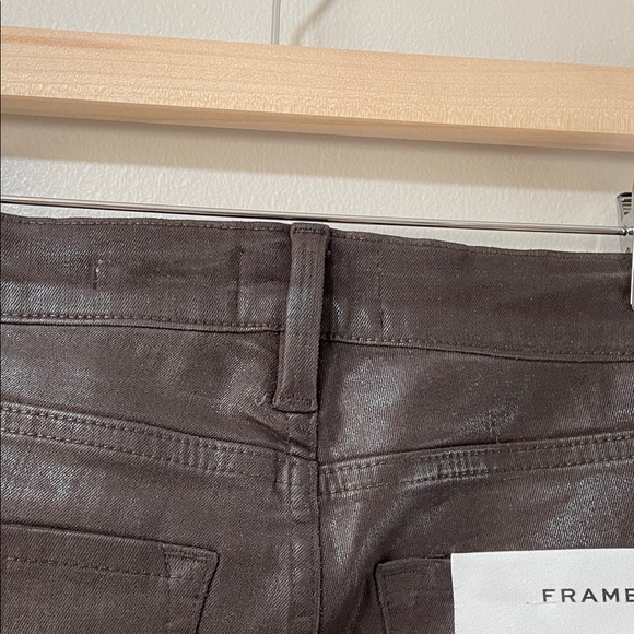 Frame Denim Brown Skinny Pants - Picture 6 of 14